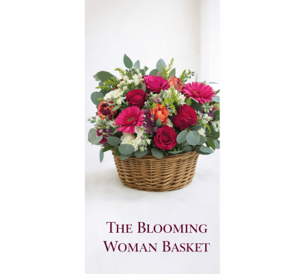 She’s Blooming Flower Basket