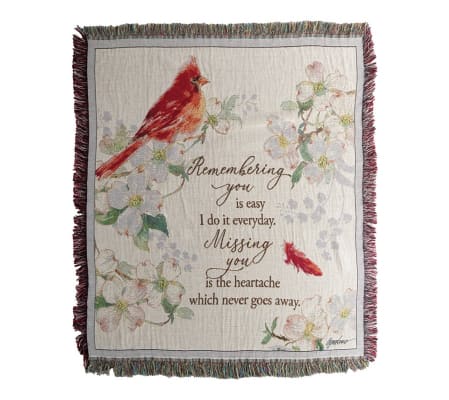 Tapestry Throw - Remembering You