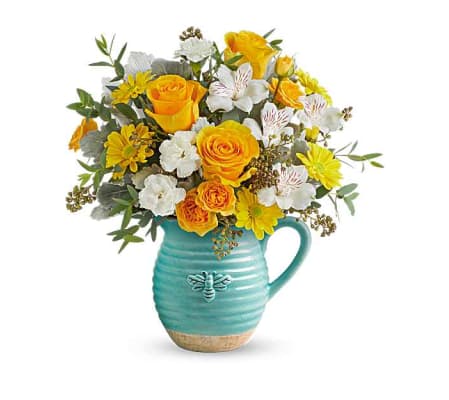 Teleflora's Bee Joyful Bouquet