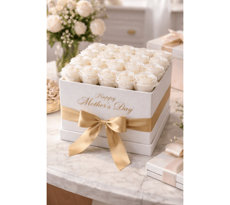 Boxed roses