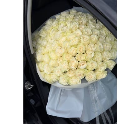 Luxury White Rose Bouquet