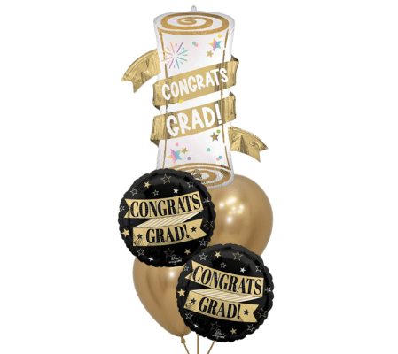 Pastel Grad Party Diploma Congrats To The Grad Cheerful Balloon B