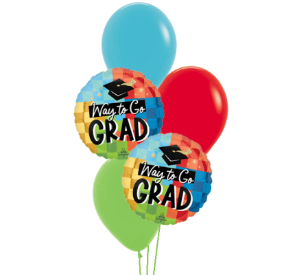 Way To Go Grad Classic Balloon Bouquet