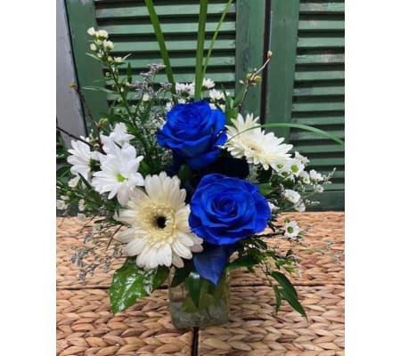 Mom's Tranquil Blue Harmony