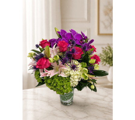 Mix Bouquet with Vase 