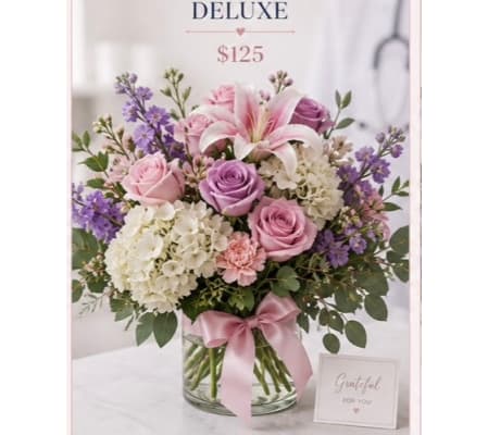 PINK ROSE-PEONIES 