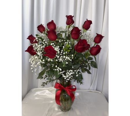 1 DZ LONG STEM ROSES RED OR PINK