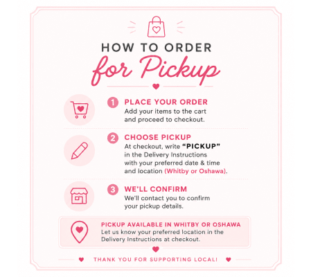 YES WE TAKE PICKUP ORDERS