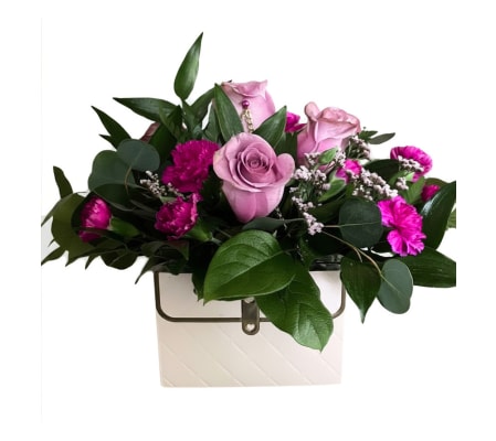 Lavender Garden Satchel