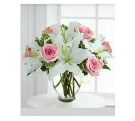 In Love pink With Lilies 