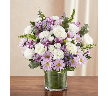 Arrangement Lavender & White