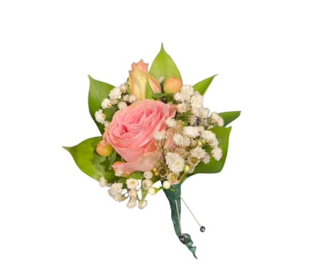 Blush Boutonniere
