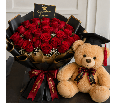 Heartfelt Graduation Roses