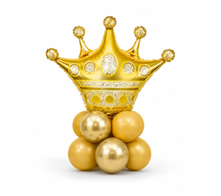 Golden Crown Balloon Super Table Topper
