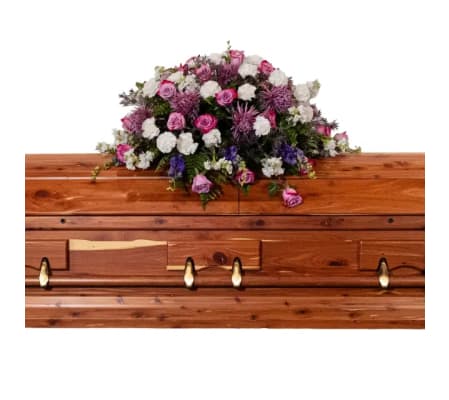 Lavender Dreams Casket Spray
