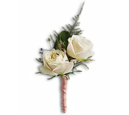 White Tie Boutonniere