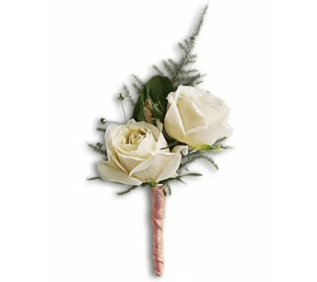 White Tie Boutonniere