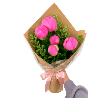 Bubblegum Peony Bouquet