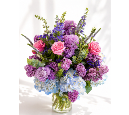  Blue Velvet Floral Harmony