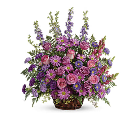 Gracious Lavender Basket