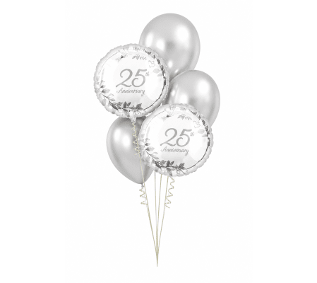 25th Anniversary Classic Balloon Bouquet