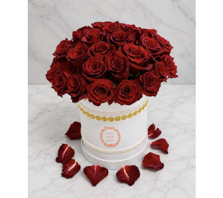 Romantic Red Rose Box 
