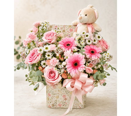 Garden of Gentle Hugs Box of flowers