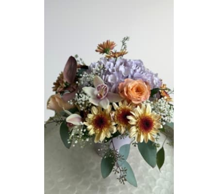 Peach and Lavender Delight