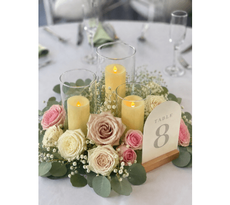 Blush & Cream Rose Glow