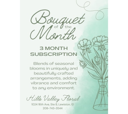 Bouquet of Month Subscription