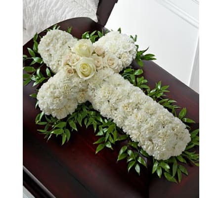 Peaceful Memories Casket Spray