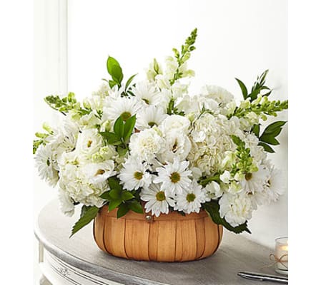 FTD Pure Ivory Basket
