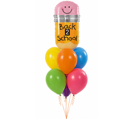 Back To School Pencil Awesome Balloon Bouquet