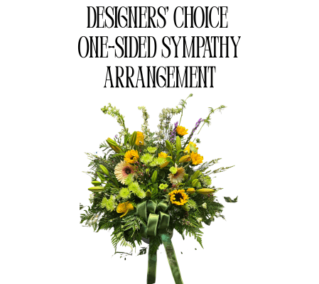 Designers Choice One-Sided Arrangement 