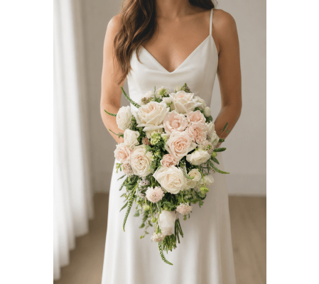 Blush & Ivory Dreams Bridal Bouquet