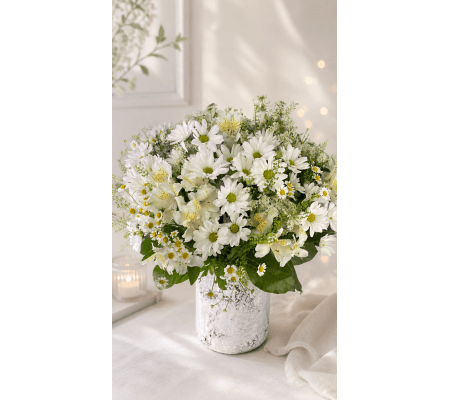 Rustic Daisy Charm