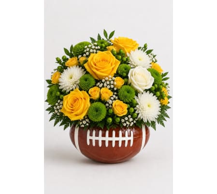 Green and Yellow Game Day Blooms