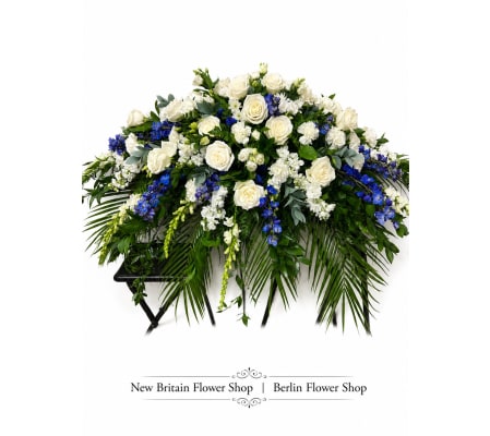 Tranquil Blooms Symphony Casket Spray
