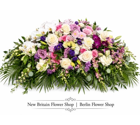 Rose Elegance Casket Spray