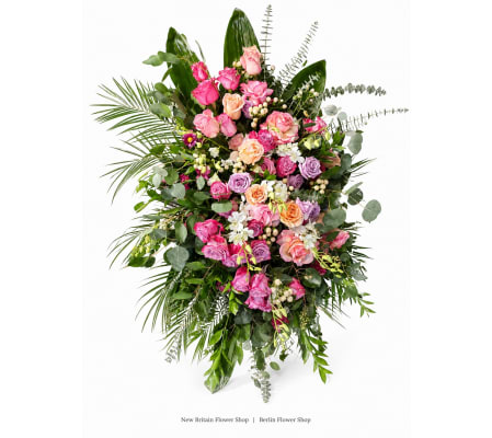 Blushing Memories Standing Spray