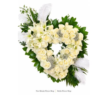 Forever in Our Hearts Floral Wreath