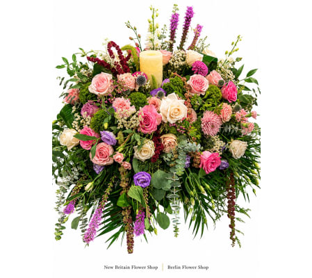 Garden of Cherished Memories Casket Spray