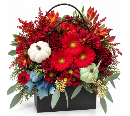 Crimson Embrace Bloom Bag