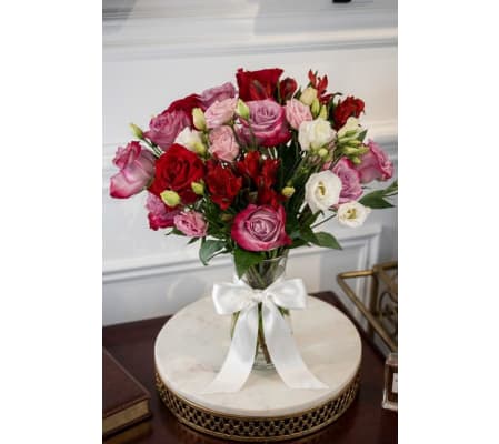 Blush & Burgundy Elegance