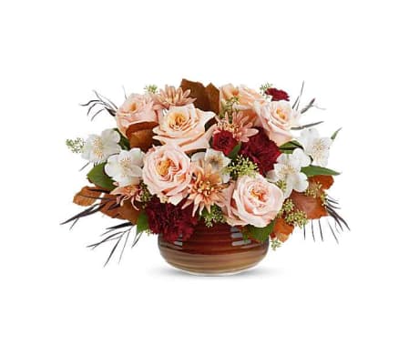 Teleflora's Sunset Stone Centerpiece