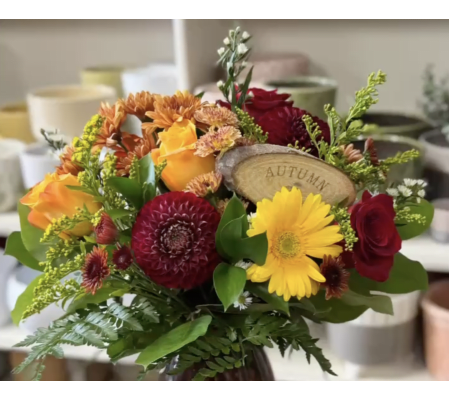 Fall Designer's Choice In a Vase