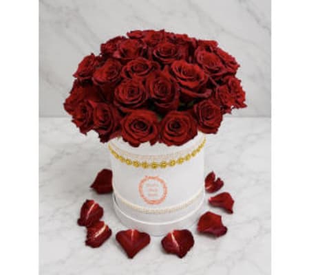 Romantic Red Rose Box 