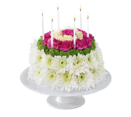 Wonderful Wishes Floral Cake