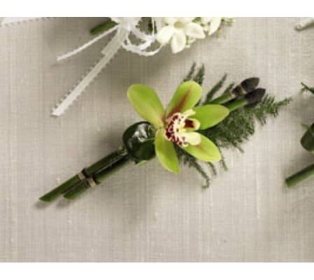 cymbidium orchid boutonniere