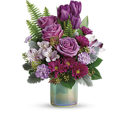 Teleflora's Art Glass Garden Bouquet